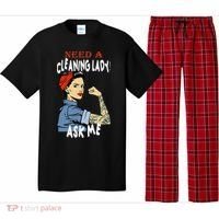Cleaning Lady Need a cleaning Lady Ask me Housekeeper Pajama Set thumb 0
