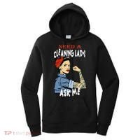 Cleaning Lady Need a cleaning Lady Ask me Housekeeper Women's Hoodie thumb 0