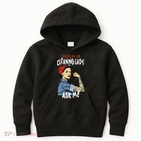 Cleaning Lady Need a cleaning Lady Ask me Housekeeper Kids Hoodie thumb 0