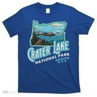 Crater Lake National Park Gift Vintage Oregon Retro Cool Gift T-Shirt thumb 0