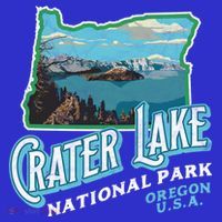 Crater Lake National Park Gift Vintage Oregon Retro Cool Gift T-Shirt thumb 7