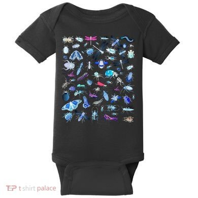 Cool Lots Of Bugs Baby Bodysuit