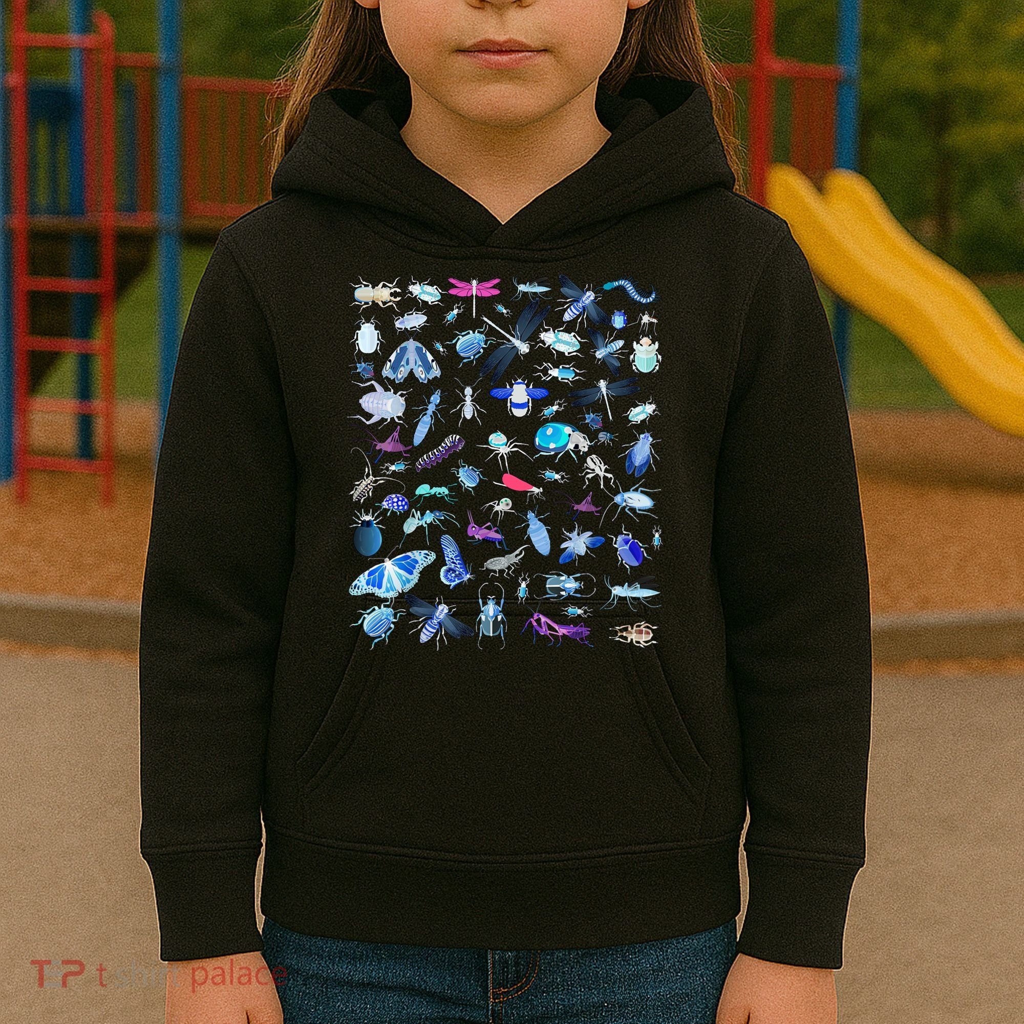 Cool Lots Of Bugs Kids Hoodie