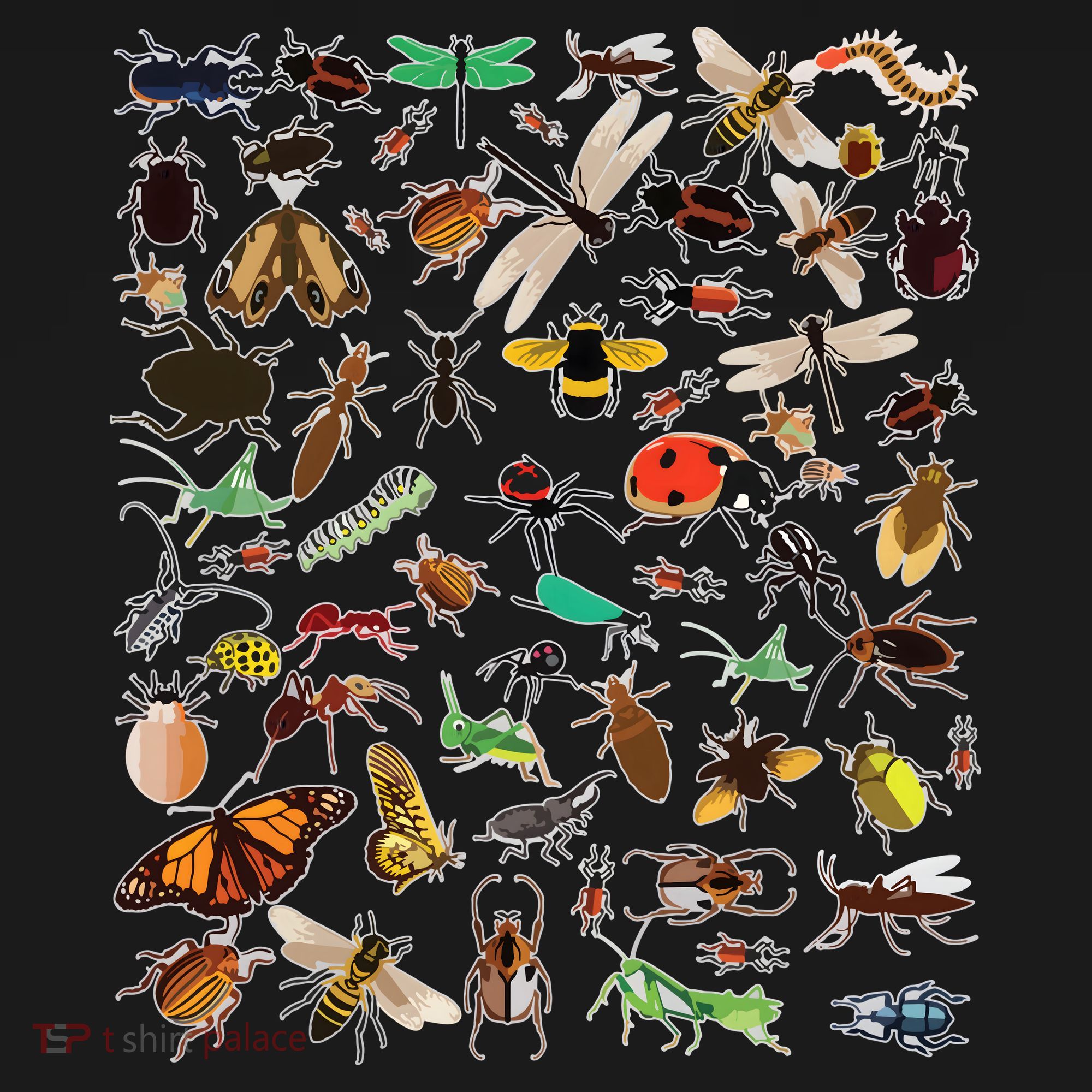 Cool Lots Of Bugs Funny Insect Lover Entomologist Backpack