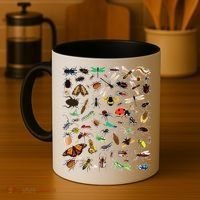 Cool Lots Of Bugs Funny Insect Lover Entomologist Coffee Mug thumb 4