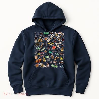 Cool Lots Of Bugs Funny Insect Lover Entomologist Hoodie