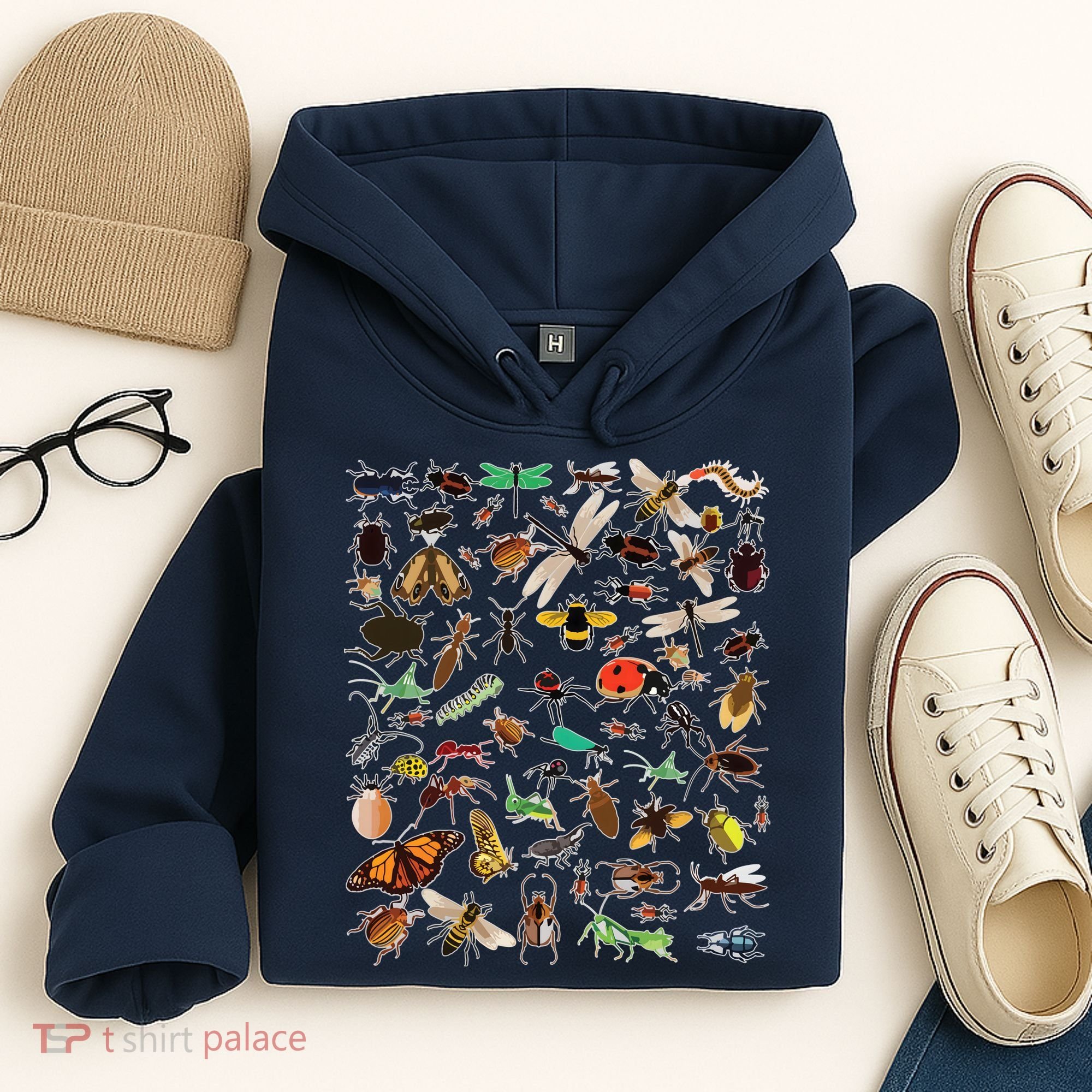Cool Lots Of Bugs Funny Insect Lover Entomologist Hoodie
