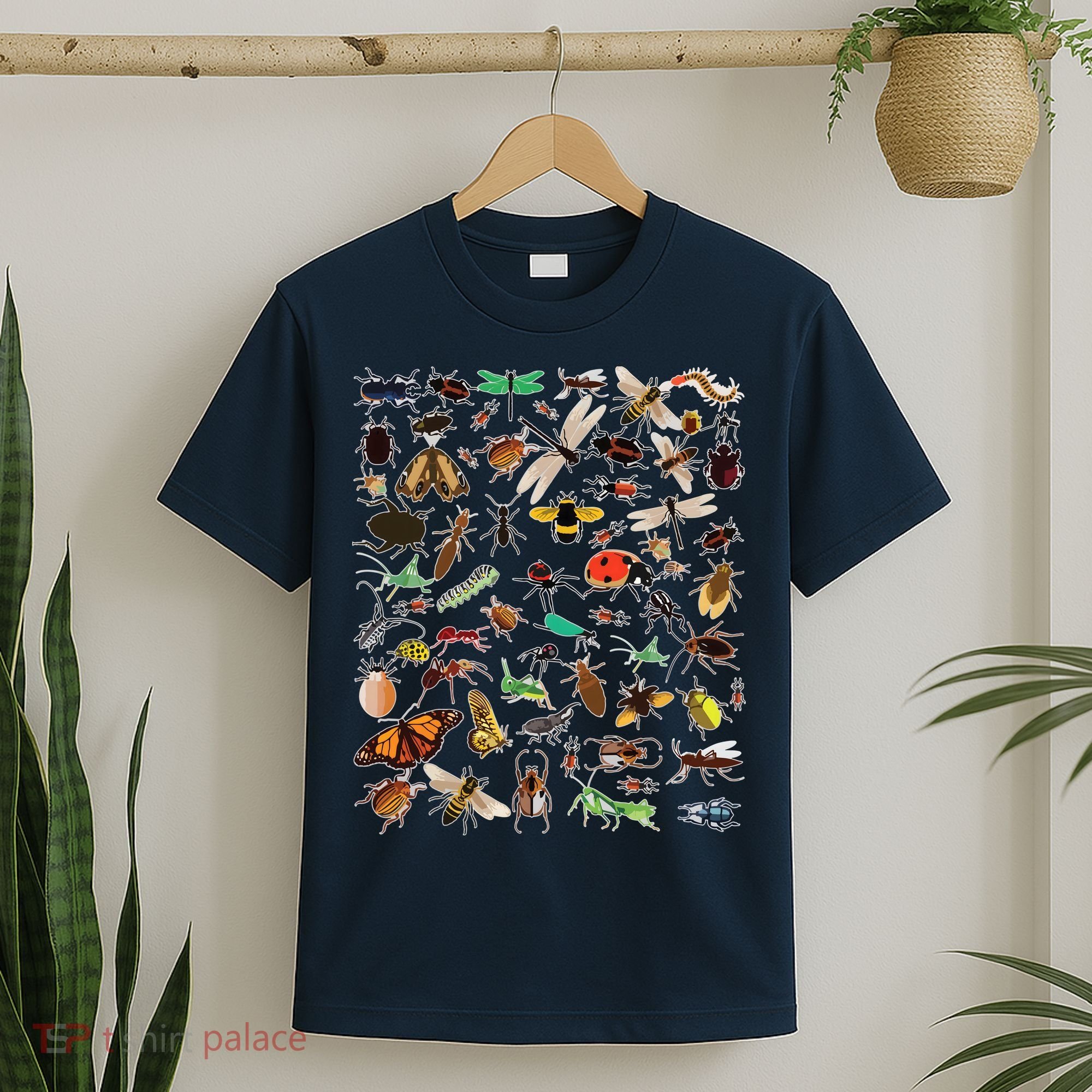 Cool Lots Of Bugs Funny Insect Lover Entomologist T-Shirt