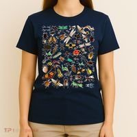 Cool Lots Of Bugs Funny Insect Lover Entomologist T-Shirt thumb 4