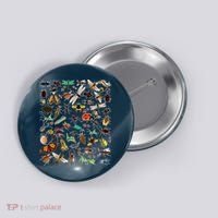 Cool Lots Of Bugs Funny Insect Lover Entomologist Button thumb 0