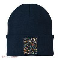 Cool Lots Of Bugs Funny Insect Lover Entomologist Beanie thumb 0