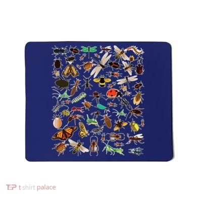 Cool Lots Of Bugs Funny Insect Lover Entomologist Mousepad