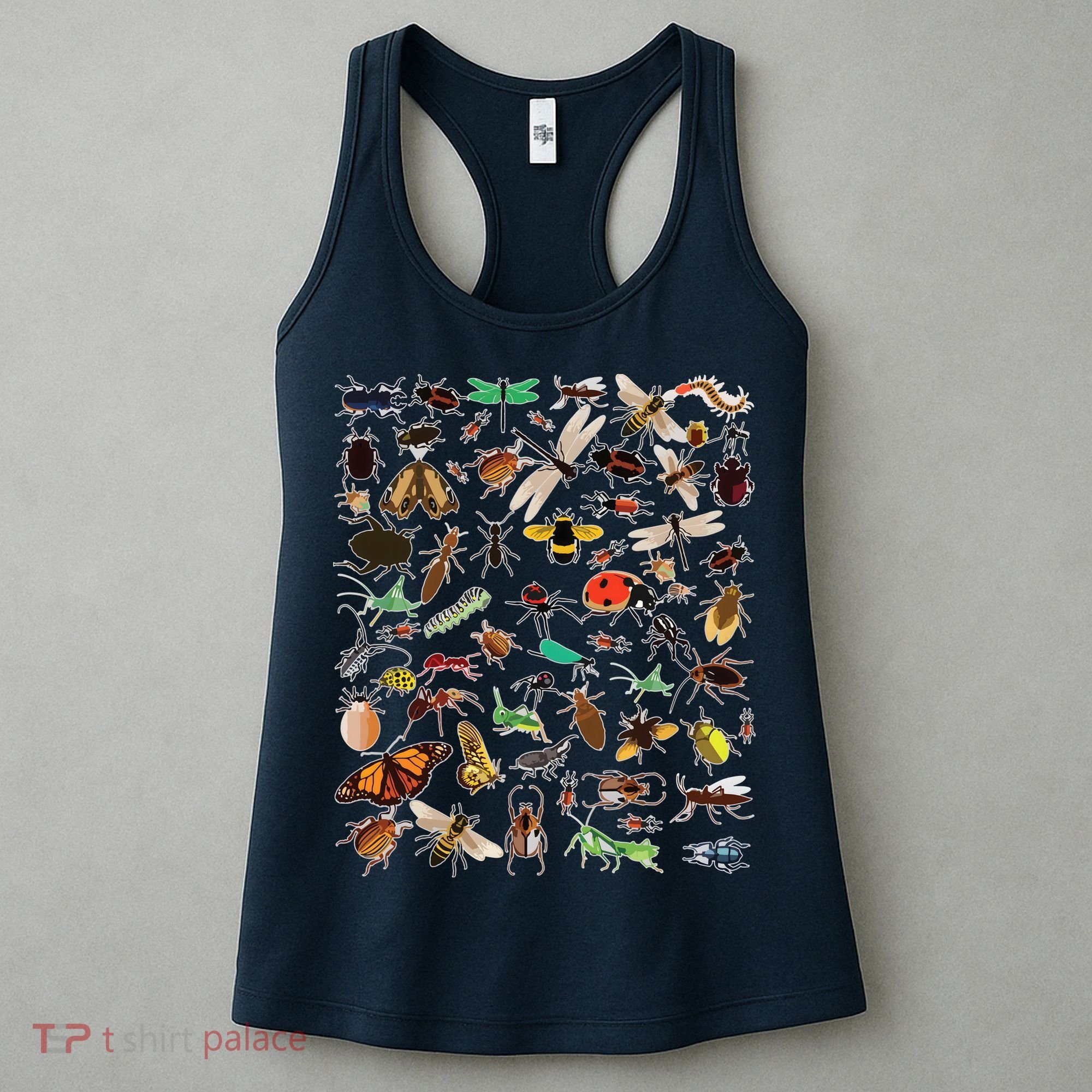 Cool Lots Of Bugs Funny Insect Lover Entomologist Women's Tank Top