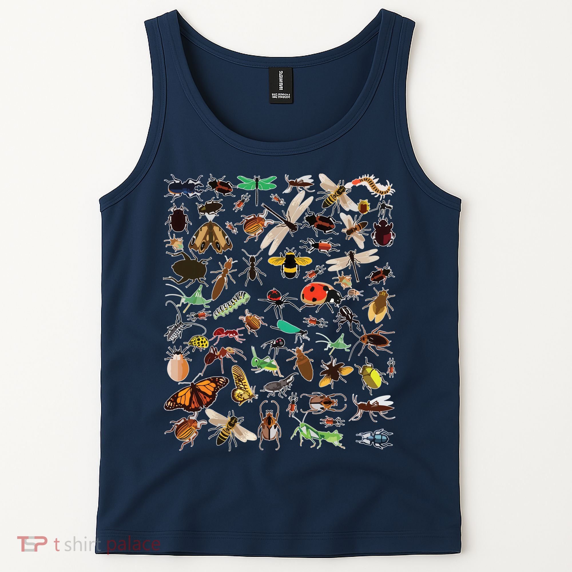 Cool Lots Of Bugs Funny Insect Lover Entomologist Tank Top