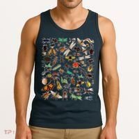Cool Lots Of Bugs Funny Insect Lover Entomologist Tank Top thumb 3