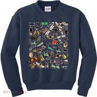 Cool Lots Of Bugs Funny Insect Lover Entomologist Kids Sweatshirt thumb 0