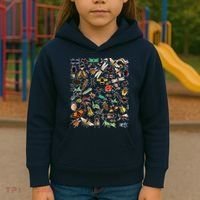 Cool Lots Of Bugs Funny Insect Lover Entomologist Kids Hoodie thumb 3