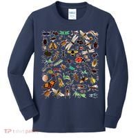 Cool Lots Of Bugs Funny Insect Lover Entomologist Kids Long Sleeve Shirt thumb 0