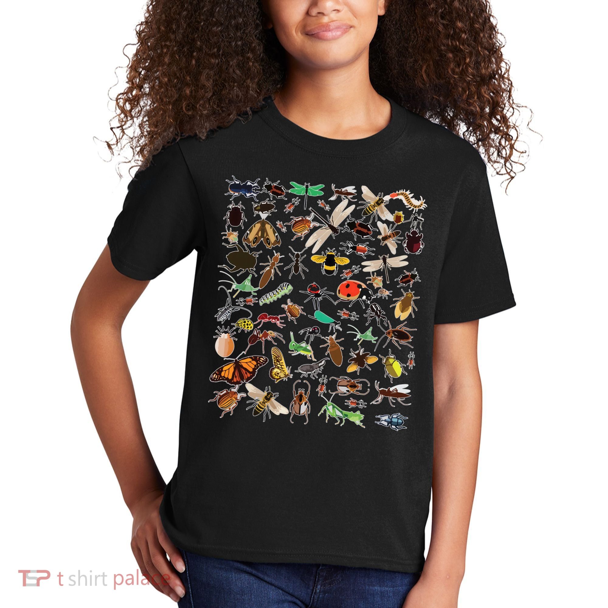 Cool Lots Of Bugs Funny Insect Lover Entomologist Kids T-Shirt