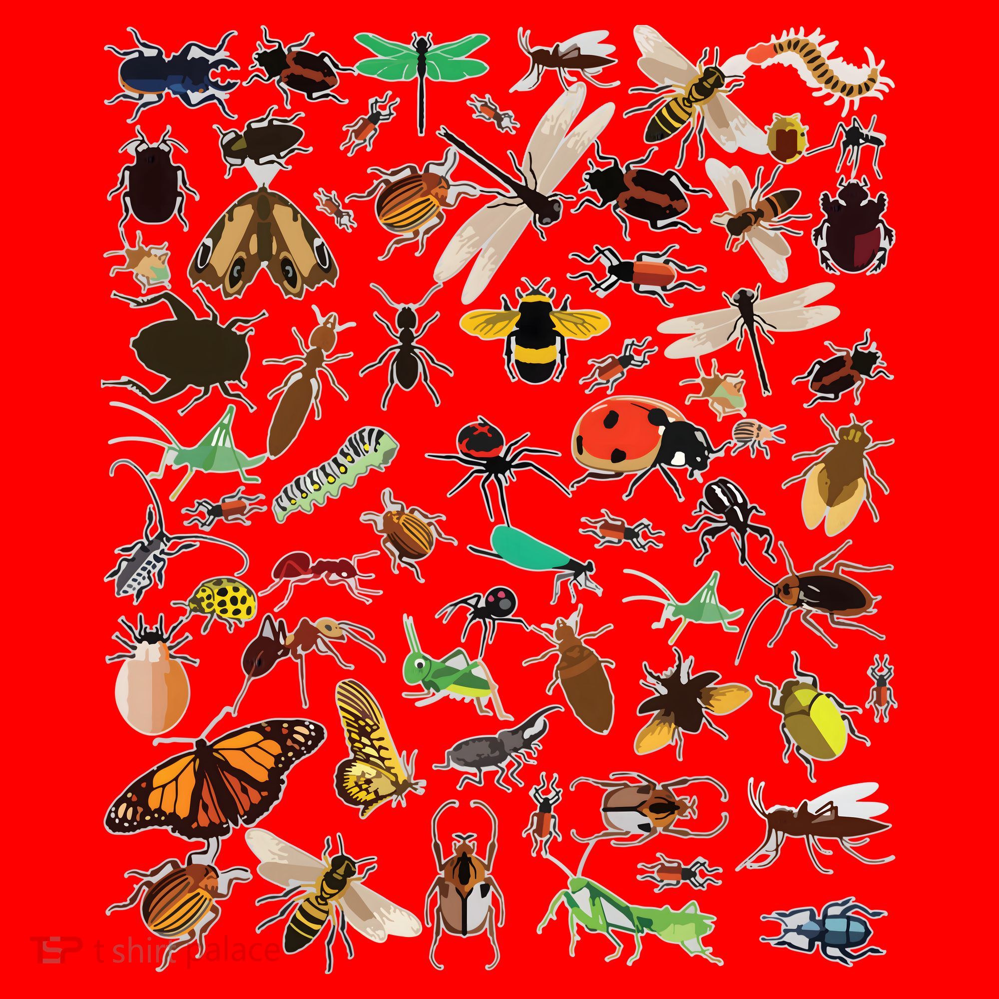 Cool Lots Of Bugs Funny Insect Lover Entomologist Santa Hat