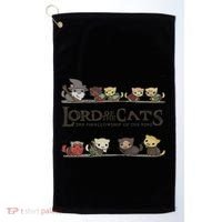 Cat Lord Of The Cats Gift Funny Kitten Gift Great Gift Golf Towel thumb 0