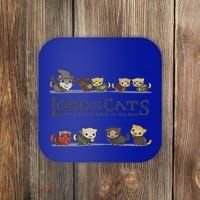 Cat Lord Of The Cats Gift Funny Kitten Gift Great Gift Coaster thumb 0