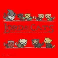 Cat Lord Of The Cats Gift Funny Kitten Gift Great Gift Santa Hat thumb 1