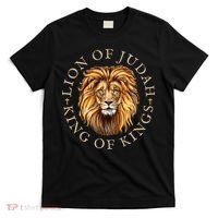 Christian Lion Of Judah Jesus Christ Gift T-Shirt thumb 0