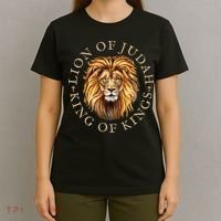 Christian Lion Of Judah Jesus Christ Gift T-Shirt thumb 4