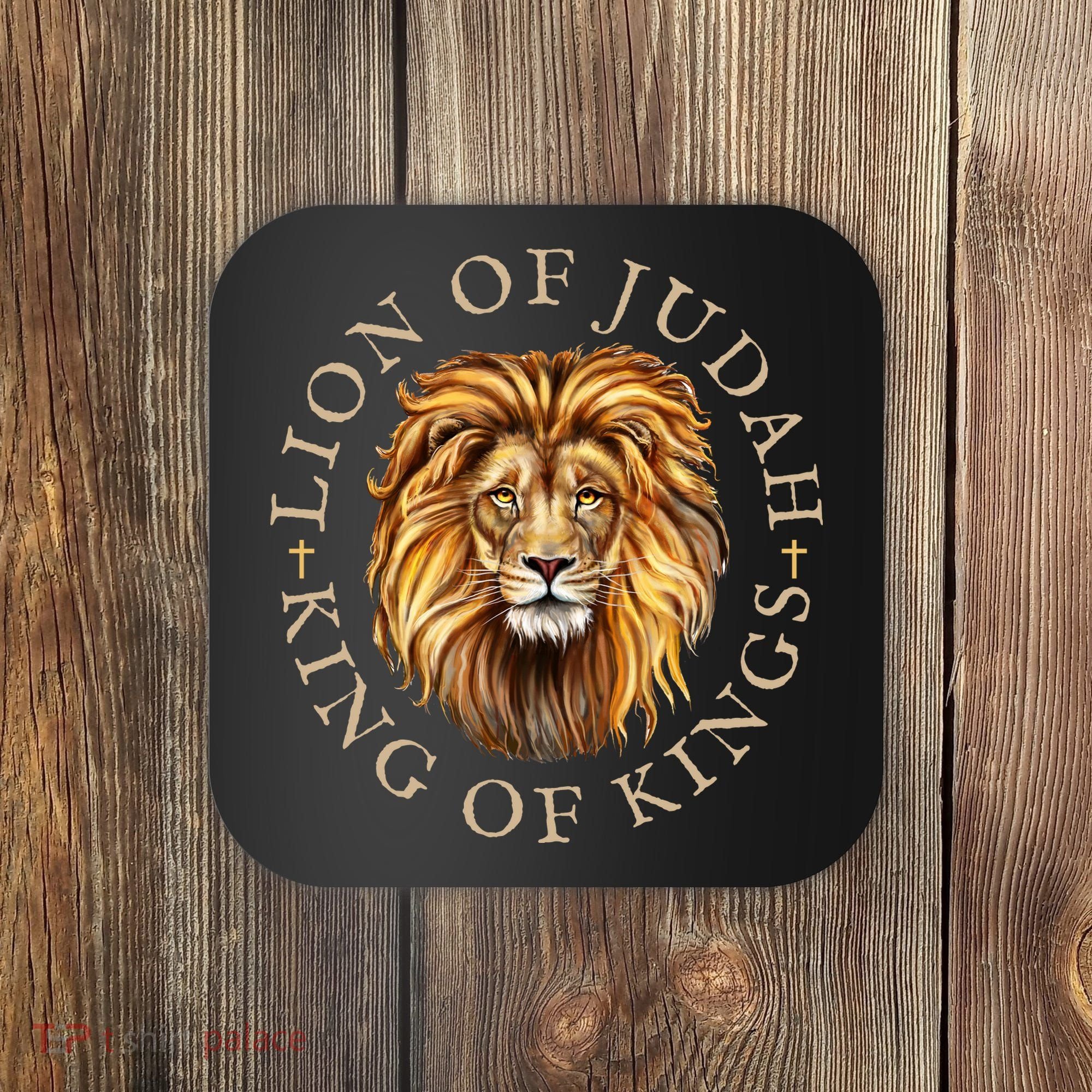 Christian Lion Of Judah Jesus Christ Gift Coaster