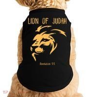 Christian Lion Of Judah Jesus Christ Gift Doggie Tank thumb 0