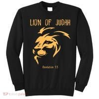 Christian Lion Of Judah Jesus Christ Gift Sweatshirt thumb 0