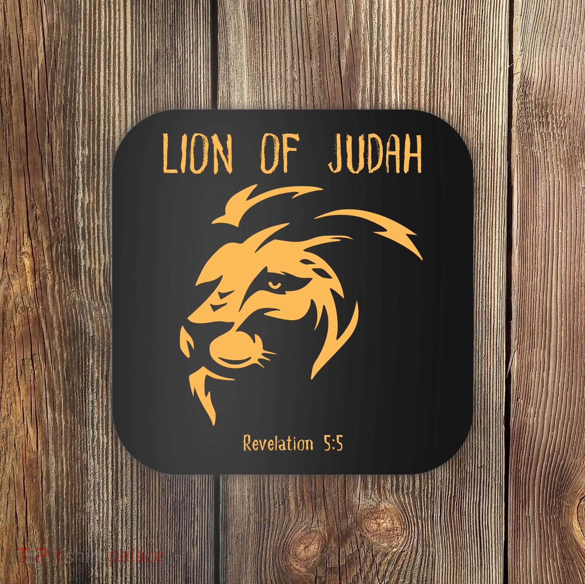 Christian Lion Of Judah Jesus Christ Gift Coaster