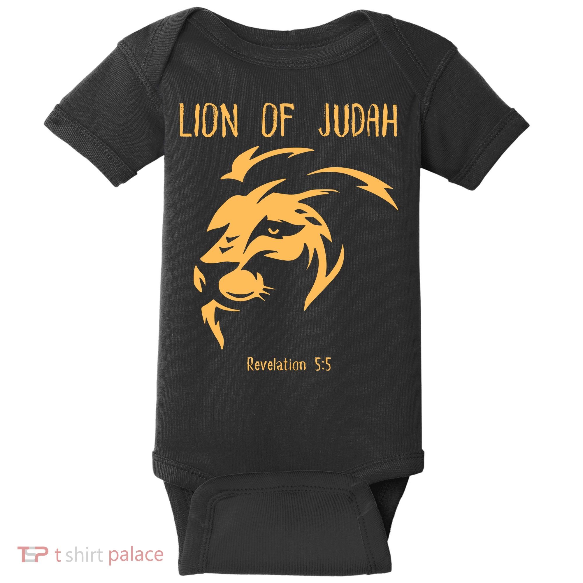 Christian Lion Of Judah Jesus Christ Gift Baby Bodysuit