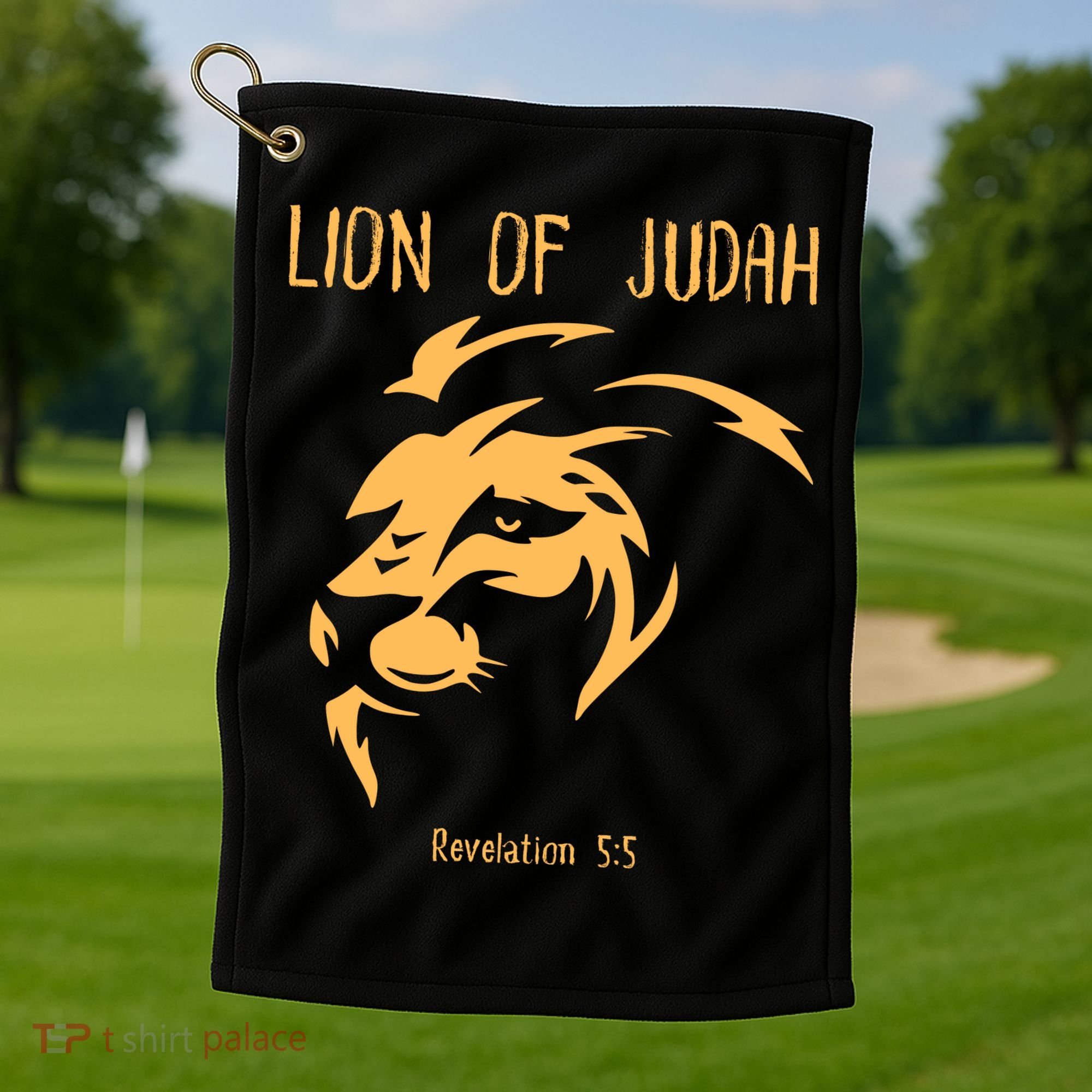 Christian Lion Of Judah Jesus Christ Gift Golf Towel