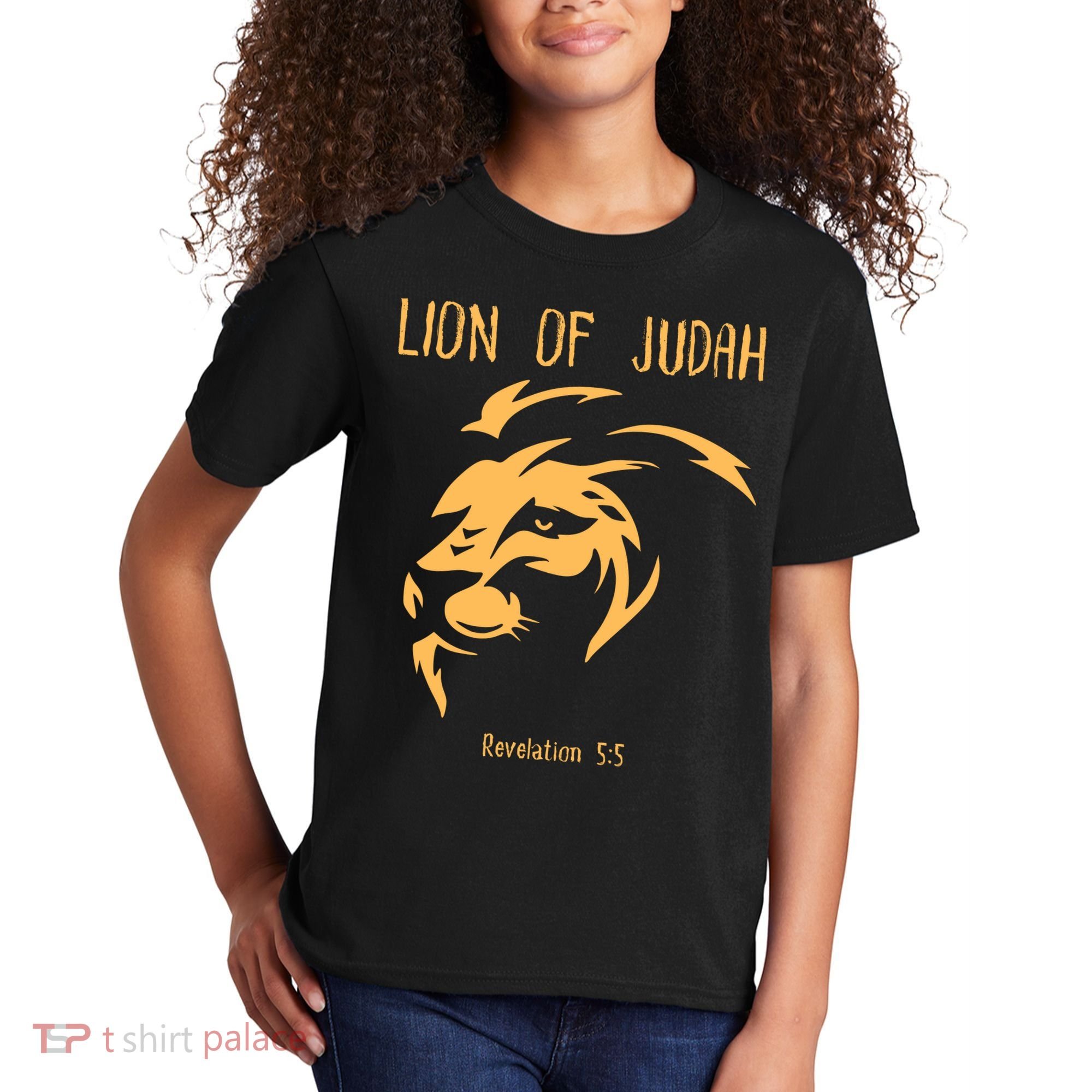 Christian Lion Of Judah Jesus Christ Gift Kids T-Shirt