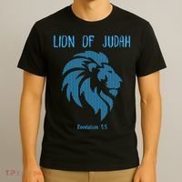 Christian Lion Of Judah Jesus Christ Gift T-Shirt thumb 3