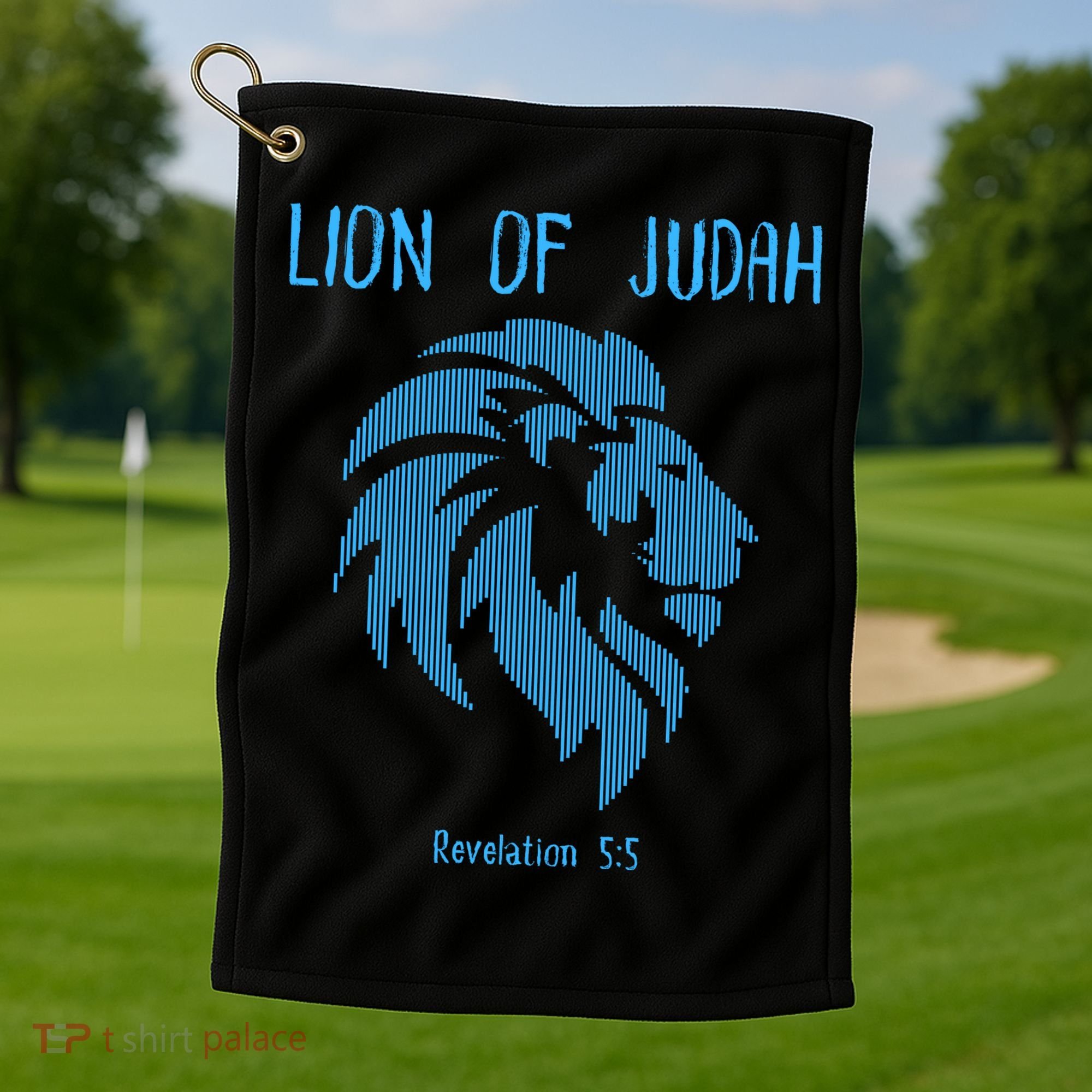 Christian Lion Of Judah Jesus Christ Gift Golf Towel