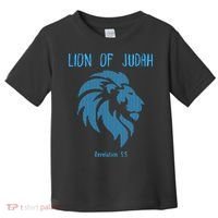 Christian Lion Of Judah Jesus Christ Gift Toddler T-Shirt thumb 0