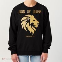 Christian Lion Of Judah Jesus Christ Gift Women's Sweatshirt thumb 0