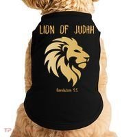 Christian Lion Of Judah Jesus Christ Gift Doggie Tank thumb 0