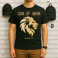 Christian Lion Of Judah Jesus Christ Gift T-Shirt thumb 6