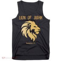 Christian Lion Of Judah Jesus Christ Gift Tank Top thumb 0