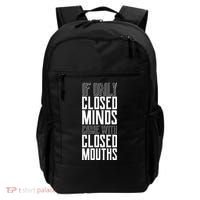 Closed Minds Closed Mouths Backpack thumb 0