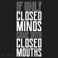 Closed Minds Closed Mouths Golf Towel thumb 3