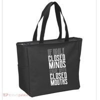 Closed Minds Closed Mouths Tote Bag thumb 2