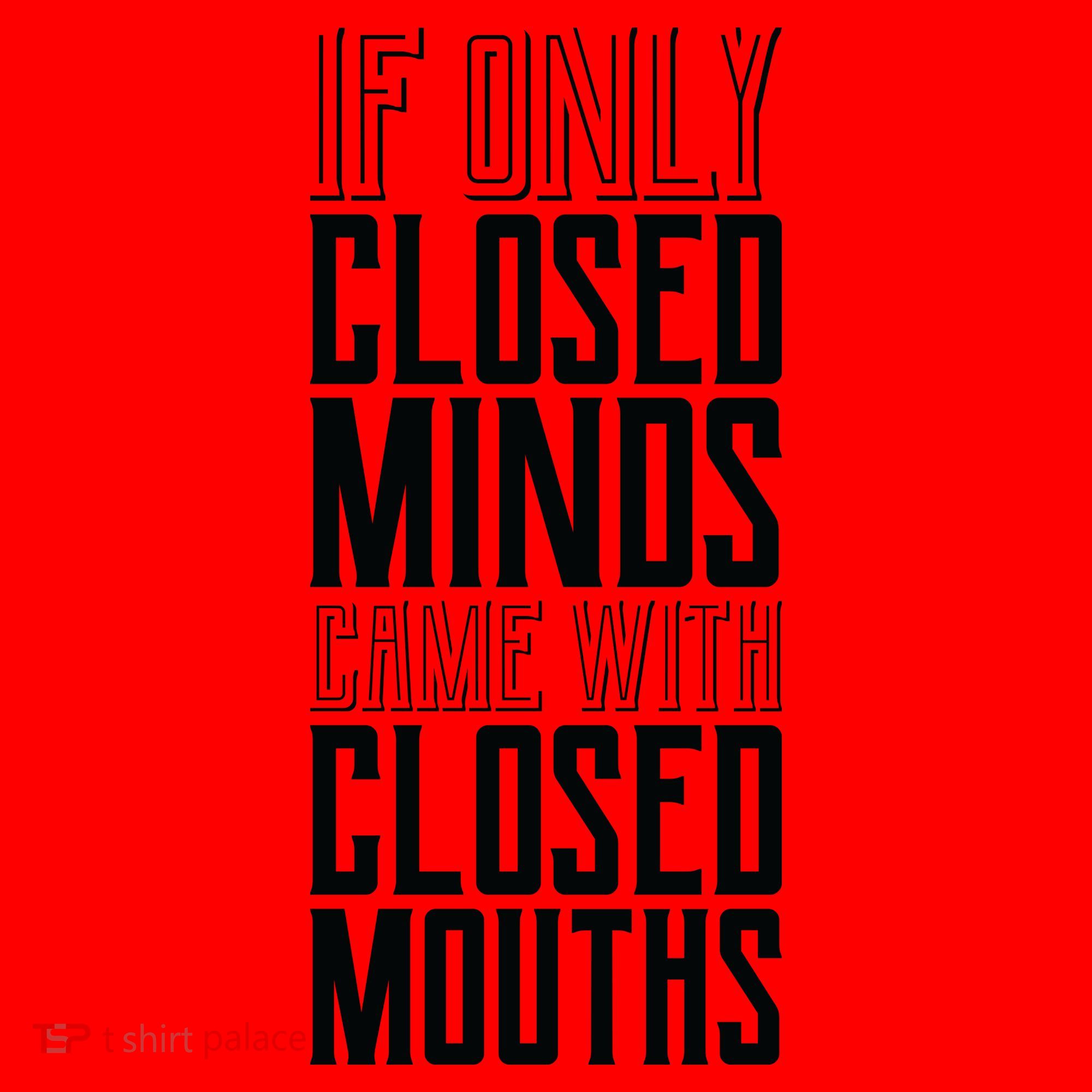 Closed Minds Closed Mouths Santa Hat