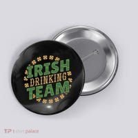 Clover Irish Drinking Team Button thumb 0