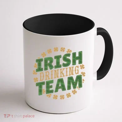 Clover Irish Drinking Team Coffee Mug back