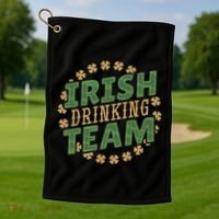 Clover Irish Drinking Team Golf Towel thumb 1
